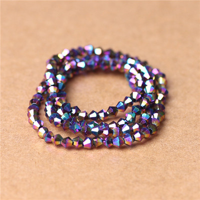 2 3 4 5 6 8 10MM австрийски кристал Bicone Фасетирани стъклени свободни мъниста Направи си сам Изработка на бижута Аксесоари Продажба на едро на едро