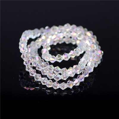 2 3 4 5 6 8 10MM австрийски кристал Bicone Фасетирани стъклени свободни мъниста Направи си сам Изработка на бижута Аксесоари Продажба на едро на едро