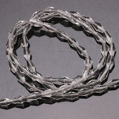 Hosszú Bicone gyöngyök 3x6/4x8/6x12MM Miyuki Bead Glass AB filcgolyók Gyártók kristályokat árulnak barkácsoláshoz karkötő nyaklánchoz