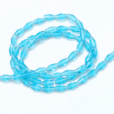 Hosszú Bicone gyöngyök 3x6/4x8/6x12MM Miyuki Bead Glass AB filcgolyók Gyártók kristályokat árulnak barkácsoláshoz karkötő nyaklánchoz