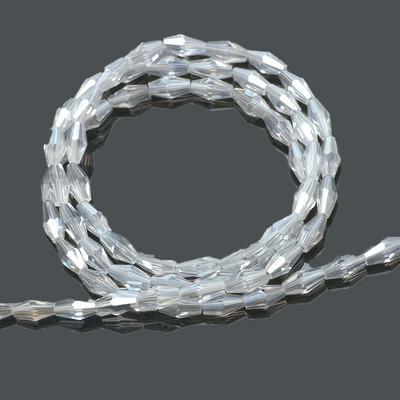 Hosszú Bicone gyöngyök 3x6/4x8/6x12MM Miyuki Bead Glass AB filcgolyók Gyártók kristályokat árulnak barkácsoláshoz karkötő nyaklánchoz