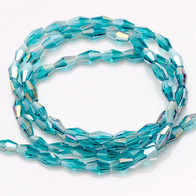 Hosszú Bicone gyöngyök 3x6/4x8/6x12MM Miyuki Bead Glass AB filcgolyók Gyártók kristályokat árulnak barkácsoláshoz karkötő nyaklánchoz