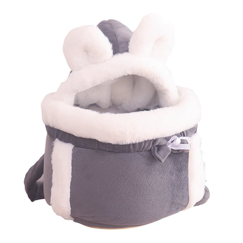 Meleg kisállat macska táska Aranyos kisállathordozó kutya macska háti táska macskafészek plüss utazótáska melltáska légáteresztő macska állatszállító hátizsák