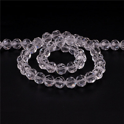 6/8/10 χιλιοστά Τσέχικα γυάλινα μαύρα χάντρες για κοσμήματα κατασκευής βραχιόλι Diy κολιέ Στρογγυλό Loose Spacer Crystal Faceted Beads Χονδρική