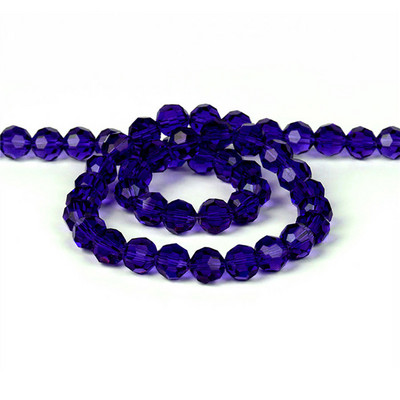 6/8/10 χιλιοστά Τσέχικα γυάλινα μαύρα χάντρες για κοσμήματα κατασκευής βραχιόλι Diy κολιέ Στρογγυλό Loose Spacer Crystal Faceted Beads Χονδρική