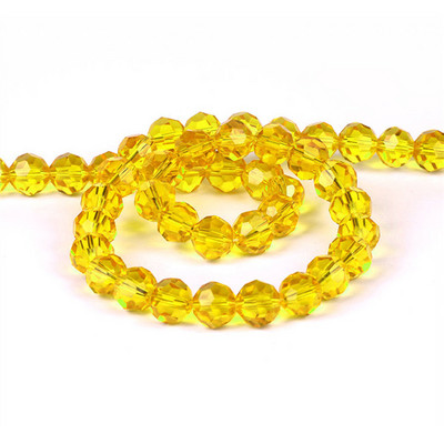 6/8/10 χιλιοστά Τσέχικα γυάλινα μαύρα χάντρες για κοσμήματα κατασκευής βραχιόλι Diy κολιέ Στρογγυλό Loose Spacer Crystal Faceted Beads Χονδρική