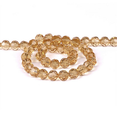 6/8/10 χιλιοστά Τσέχικα γυάλινα μαύρα χάντρες για κοσμήματα κατασκευής βραχιόλι Diy κολιέ Στρογγυλό Loose Spacer Crystal Faceted Beads Χονδρική