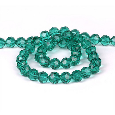 6/8/10 χιλιοστά Τσέχικα γυάλινα μαύρα χάντρες για κοσμήματα κατασκευής βραχιόλι Diy κολιέ Στρογγυλό Loose Spacer Crystal Faceted Beads Χονδρική