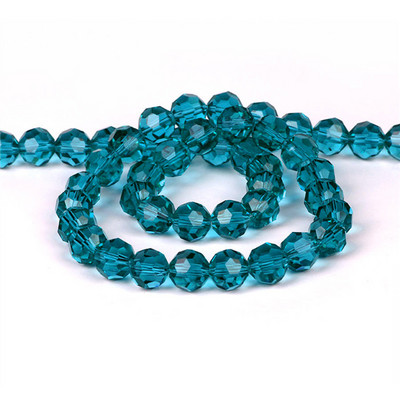 6/8/10 χιλιοστά Τσέχικα γυάλινα μαύρα χάντρες για κοσμήματα κατασκευής βραχιόλι Diy κολιέ Στρογγυλό Loose Spacer Crystal Faceted Beads Χονδρική