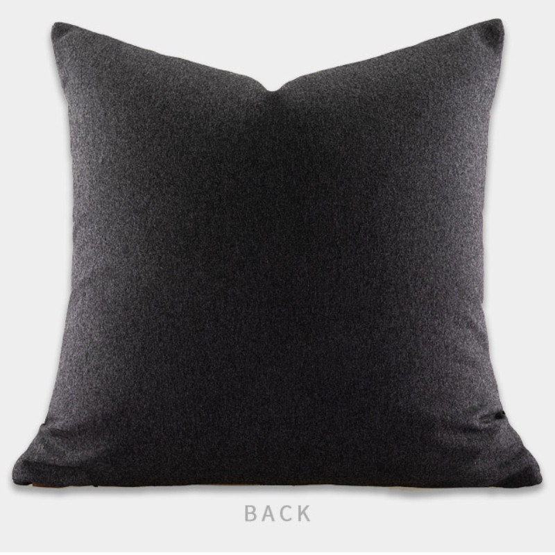 Jastučnica Kožna tkana Jastučnica Lagani luksuzni stil Visokokvalitetna hotelska vila Dnevni boravak Sofa TV Jastuk bez jezgre 45*45