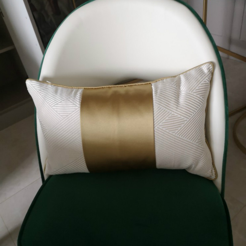 Κάλυμμα μαξιλαριού DUNXDECO Διακοσμητική θήκη μαξιλαριού μέσης Μοντέρνα πολυτελής Κομψή καλλιτεχνική κλασική καρέκλα καναπέ Coussin Shame Διακόσμηση