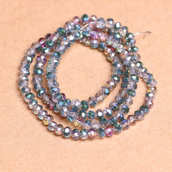 2 3 4 6 8 10 12 χιλιοστά Τσέχικη Rondelle Faceted Glass Crystal Spacer Beads for Jewelry Making DIY Needlework Accessories Χονδρική