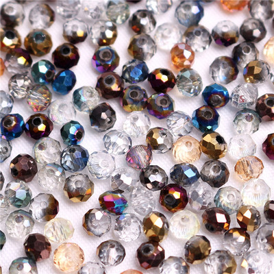 2 3 4 6 8 10 12 mm češke rondelle fasetirane staklene perle od kristala za izradu nakita Veleprodaja pribora za ručni rad DIY