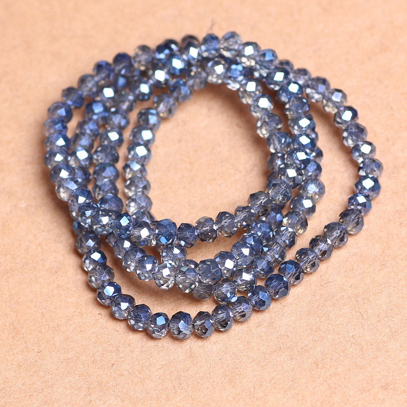 2 3 4 6 8 10 12 mm češke rondelle fasetirane staklene perle od kristala za izradu nakita Veleprodaja pribora za ručni rad DIY