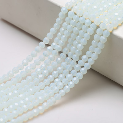 Στρογγυλές χάντρες 2/3/4 χιλιοστά 32 πλευρικής μπάλας ποδοσφαίρου κρυστάλλινα γυαλιά Spacer Loose Beading για DIY Αξεσουάρ κεντημάτων κοσμημάτων