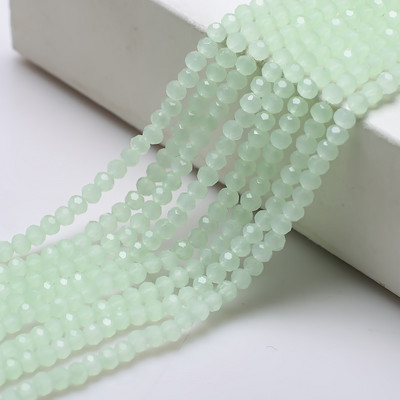 Στρογγυλές χάντρες 2/3/4 χιλιοστά 32 πλευρικής μπάλας ποδοσφαίρου κρυστάλλινα γυαλιά Spacer Loose Beading για DIY Αξεσουάρ κεντημάτων κοσμημάτων