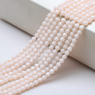 Στρογγυλές χάντρες 2/3/4 χιλιοστά 32 πλευρικής μπάλας ποδοσφαίρου κρυστάλλινα γυαλιά Spacer Loose Beading για DIY Αξεσουάρ κεντημάτων κοσμημάτων