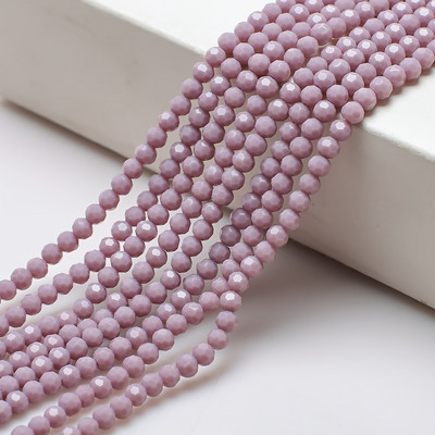 Στρογγυλές χάντρες 2/3/4 χιλιοστά 32 πλευρικής μπάλας ποδοσφαίρου κρυστάλλινα γυαλιά Spacer Loose Beading για DIY Αξεσουάρ κεντημάτων κοσμημάτων