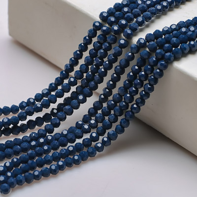 Στρογγυλές χάντρες 2/3/4 χιλιοστά 32 πλευρικής μπάλας ποδοσφαίρου κρυστάλλινα γυαλιά Spacer Loose Beading για DIY Αξεσουάρ κεντημάτων κοσμημάτων