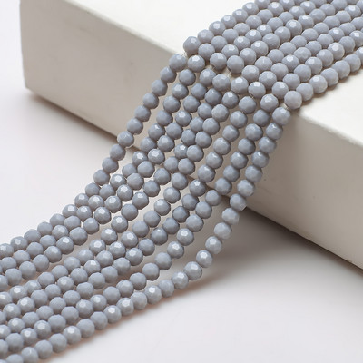 Στρογγυλές χάντρες 2/3/4 χιλιοστά 32 πλευρικής μπάλας ποδοσφαίρου κρυστάλλινα γυαλιά Spacer Loose Beading για DIY Αξεσουάρ κεντημάτων κοσμημάτων