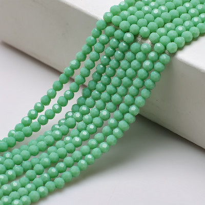 Στρογγυλές χάντρες 2/3/4 χιλιοστά 32 πλευρικής μπάλας ποδοσφαίρου κρυστάλλινα γυαλιά Spacer Loose Beading για DIY Αξεσουάρ κεντημάτων κοσμημάτων