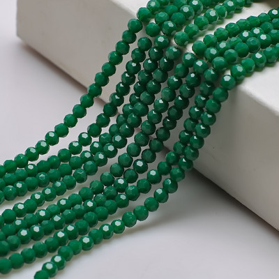 Στρογγυλές χάντρες 2/3/4 χιλιοστά 32 πλευρικής μπάλας ποδοσφαίρου κρυστάλλινα γυαλιά Spacer Loose Beading για DIY Αξεσουάρ κεντημάτων κοσμημάτων