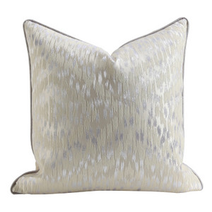 DUNXDECO Husă de pernă în stil clasic american cu undă geometrică husă de pernă decorativă, de lux, strălucitoare, canapea, scaun, lenjerie de pat Coussin