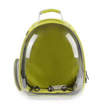 Kaķa soma Elpojoša pārnēsājama mājdzīvnieku trušu pārnēsāšanas soma āra ceļojumu mugursoma kaķim Suns Caurspīdīga kosmosa mājdzīvnieku mugursoma Kaķu preces