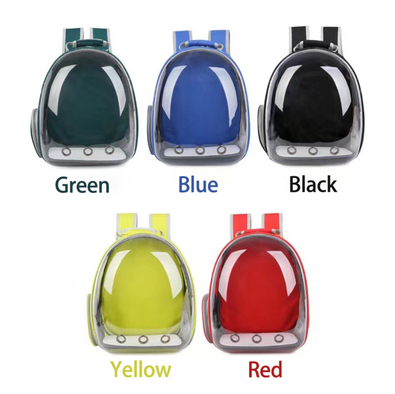 Kaķa soma Elpojoša pārnēsājama mājdzīvnieku trušu pārnēsāšanas soma āra ceļojumu mugursoma kaķim Suns Caurspīdīga kosmosa mājdzīvnieku mugursoma Kaķu preces