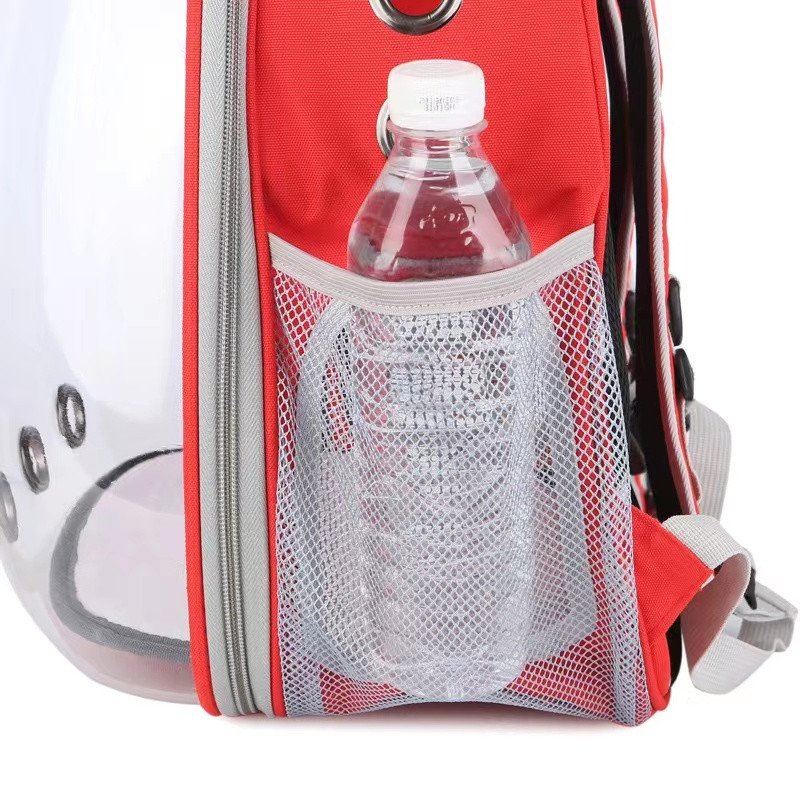 Kaķa soma Elpojoša pārnēsājama mājdzīvnieku trušu pārnēsāšanas soma āra ceļojumu mugursoma kaķim Suns Caurspīdīga kosmosa mājdzīvnieku mugursoma Kaķu preces