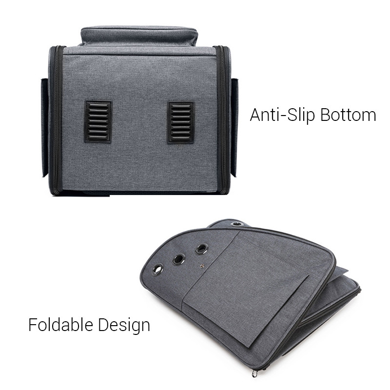 Kačių kuprinė Nešiojama kvėpuojanti šunų nešyklė Kelioninė naminių gyvūnėlių krepšys didesnėms katėms Mažiems šunims Sulankstoma naminių gyvūnėlių kuprinė Rankinė