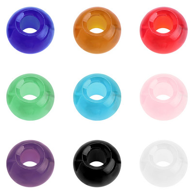 20db nagy lyukú gyöngy 8x14mm nagy lyukú kristályüveg kerek távtartó gyöngyök ékszerekhez barkács készítés karkötők kiegészítők nagykereskedelme