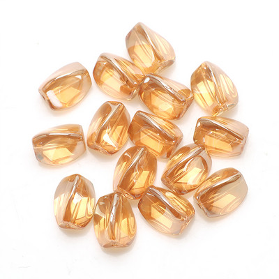 20db 10x12mm csavaros kristályüveg gyöngyök ékszerkészítéshez karkötő barkácsolás kézzel készített nyaklánc gyöngyös kiegészítők kellékek