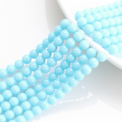 45Pcs/Lot 8mm Narukvice Perle Raznobojne Staklene Okrugle Sapcer Perle Za DIY Izradu Nakita Ogrlica Ručni rad Veleprodaja na veliko