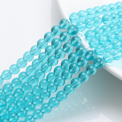 45Pcs/Lot 8mm Narukvice Perle Raznobojne Staklene Okrugle Sapcer Perle Za DIY Izradu Nakita Ogrlica Ručni rad Veleprodaja na veliko