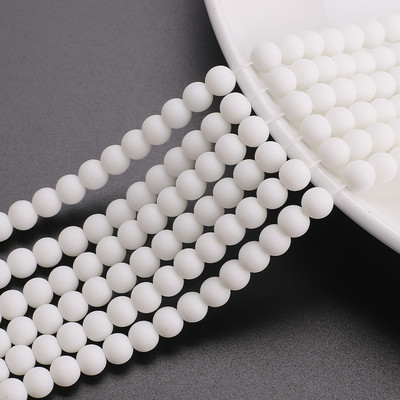 45Pcs/Lot 8mm Narukvice Perle Raznobojne Staklene Okrugle Sapcer Perle Za DIY Izradu Nakita Ogrlica Ručni rad Veleprodaja na veliko