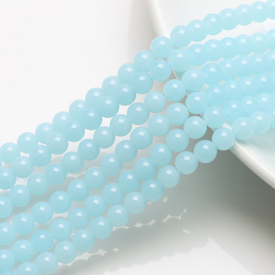 45Pcs/Lot 8mm Narukvice Perle Raznobojne Staklene Okrugle Sapcer Perle Za DIY Izradu Nakita Ogrlica Ručni rad Veleprodaja na veliko