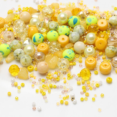 40g Μικτού μεγέθους Πολύχρωμες τσέχικες γυάλινες χάντρες σπόροι στρογγυλές χάντρες με τρύπες DIY βραχιόλι Γούρια Κολιέ χάντρες για την κατασκευή κοσμημάτων
