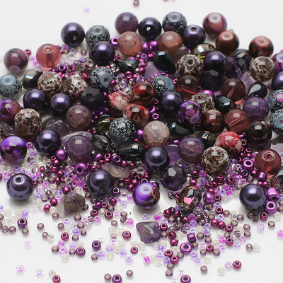 40g Μικτού μεγέθους Πολύχρωμες τσέχικες γυάλινες χάντρες σπόροι στρογγυλές χάντρες με τρύπες DIY βραχιόλι Γούρια Κολιέ χάντρες για την κατασκευή κοσμημάτων