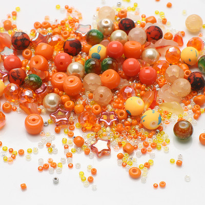 40g Μικτού μεγέθους Πολύχρωμες τσέχικες γυάλινες χάντρες σπόροι στρογγυλές χάντρες με τρύπες DIY βραχιόλι Γούρια Κολιέ χάντρες για την κατασκευή κοσμημάτων