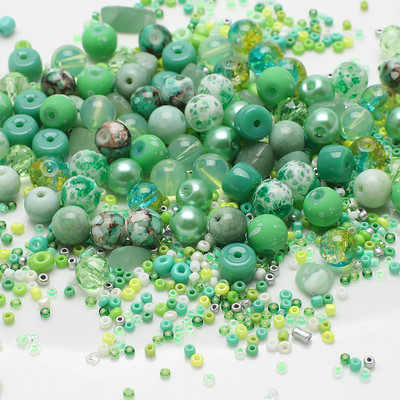 40g Μικτού μεγέθους Πολύχρωμες τσέχικες γυάλινες χάντρες σπόροι στρογγυλές χάντρες με τρύπες DIY βραχιόλι Γούρια Κολιέ χάντρες για την κατασκευή κοσμημάτων