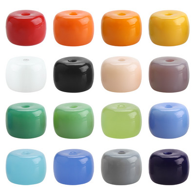 60 db/tétel 6x8mm kristályüveg gyöngyök hengeres laza távtartó gyöngyökkel ékszerkészítési kellékekhez DIY Charms nyaklánc karkötő