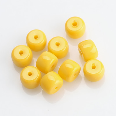 60 τμχ/Παρτίδα 6x8 χιλιοστά Κρυστάλλινες χάντρες από γυαλί κυλινδρικό χαλαρό διαχωριστικό με χάντρες για προμήθειες κατασκευής κοσμημάτων Βραχιόλι κολιέ Charms