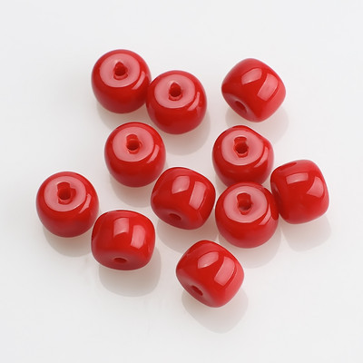 60 τμχ/Παρτίδα 6x8 χιλιοστά Κρυστάλλινες χάντρες από γυαλί κυλινδρικό χαλαρό διαχωριστικό με χάντρες για προμήθειες κατασκευής κοσμημάτων Βραχιόλι κολιέ Charms