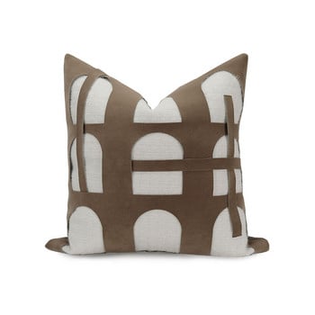 Κάλυμμα μαξιλαριού 45x45cm Διακοσμητικά μαξιλάρια για καναπέ Σαλόνι Διαθέσιμα 50 στυλ Λευκό Βαμβακερό μαξιλάρι Ριχτάρι Διακόσμηση σπιτιού