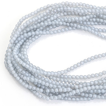 1400 τμχ Γυάλινες παγωμένες χάντρες με τρύπα 2mm Light Ball Faceted Spacer Loose Beads Κρύσταλλοι για χειροτεχνήματα Αξεσουάρ Χονδρική