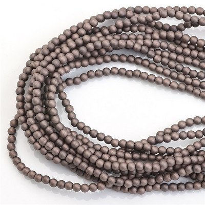 1400 kom Staklene matirane perle s rupom od 2 mm, svijetla kugla, fasetirani odstojnik, labave perle, kristali za dodatke za rukotvorine, veleprodaja