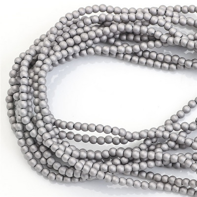 1400 kom Staklene matirane perle s rupom od 2 mm, svijetla kugla, fasetirani odstojnik, labave perle, kristali za dodatke za rukotvorine, veleprodaja