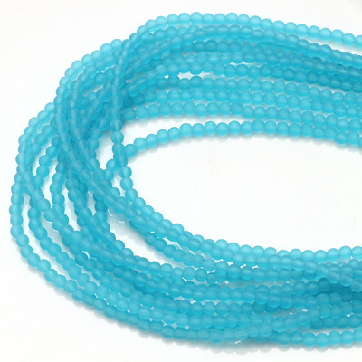 1400 kom Staklene matirane perle s rupom od 2 mm, svijetla kugla, fasetirani odstojnik, labave perle, kristali za dodatke za rukotvorine, veleprodaja