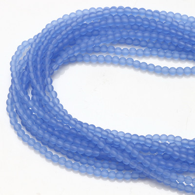 1400 kom Staklene matirane perle s rupom od 2 mm, svijetla kugla, fasetirani odstojnik, labave perle, kristali za dodatke za rukotvorine, veleprodaja